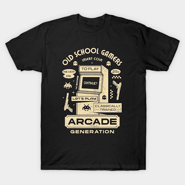 Arcade Gamers T-Shirt by logozaste